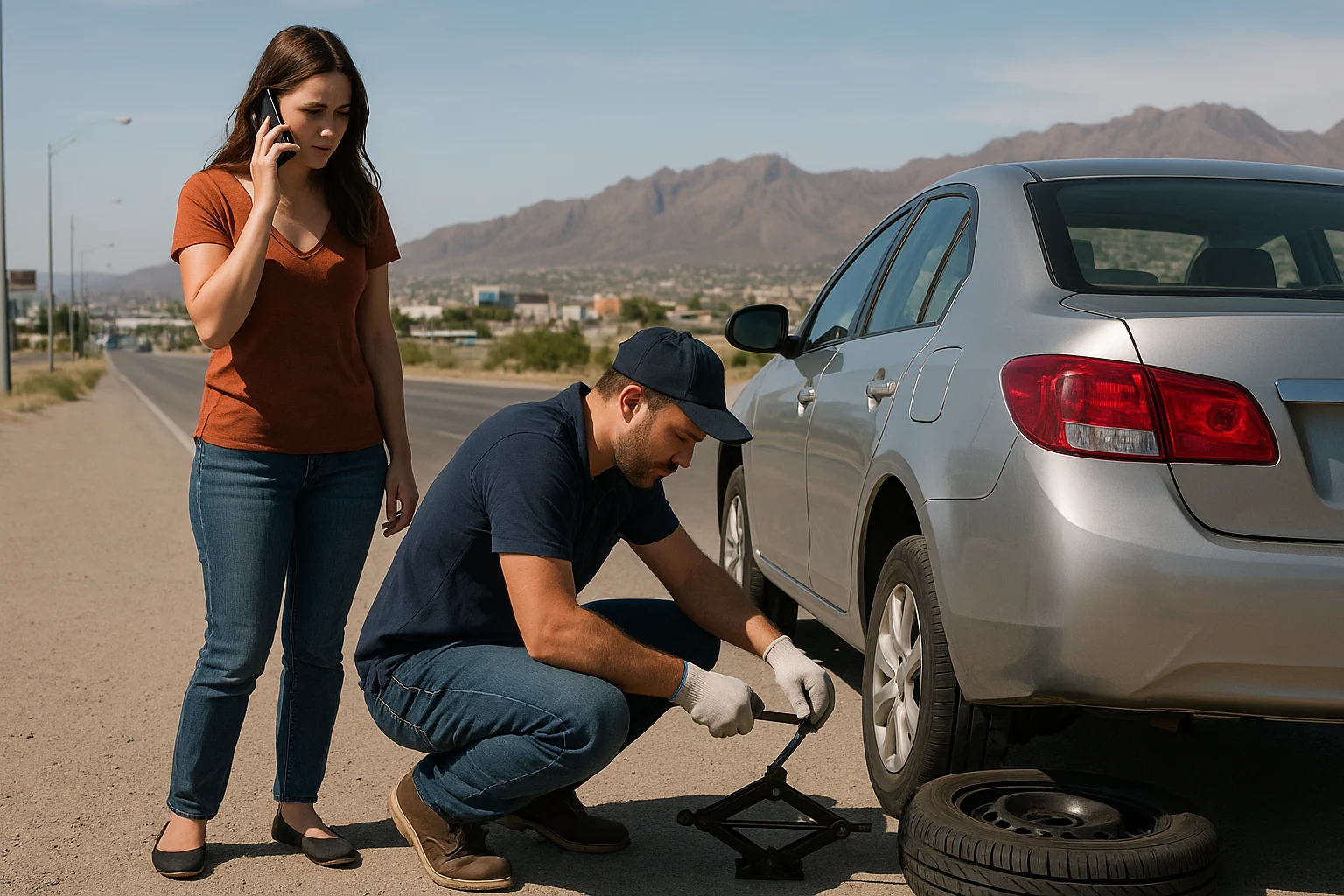 flat tire help